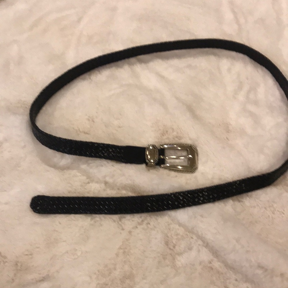 Black Leather Belt